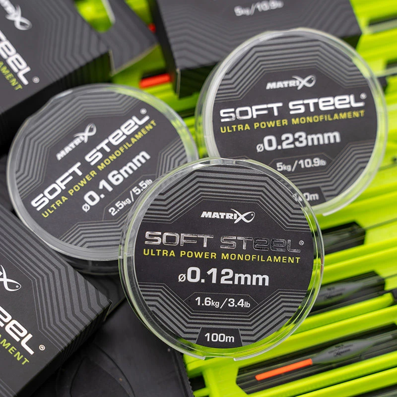 Matrix Soft Steel Ultra Power Monofilament 100m